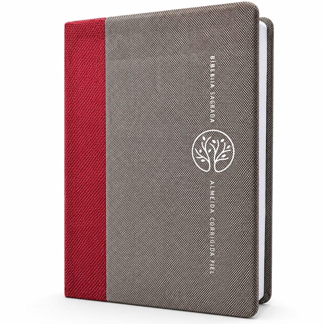 Bíblia ACF Leitura Perfeita - Vermelho e Cinza