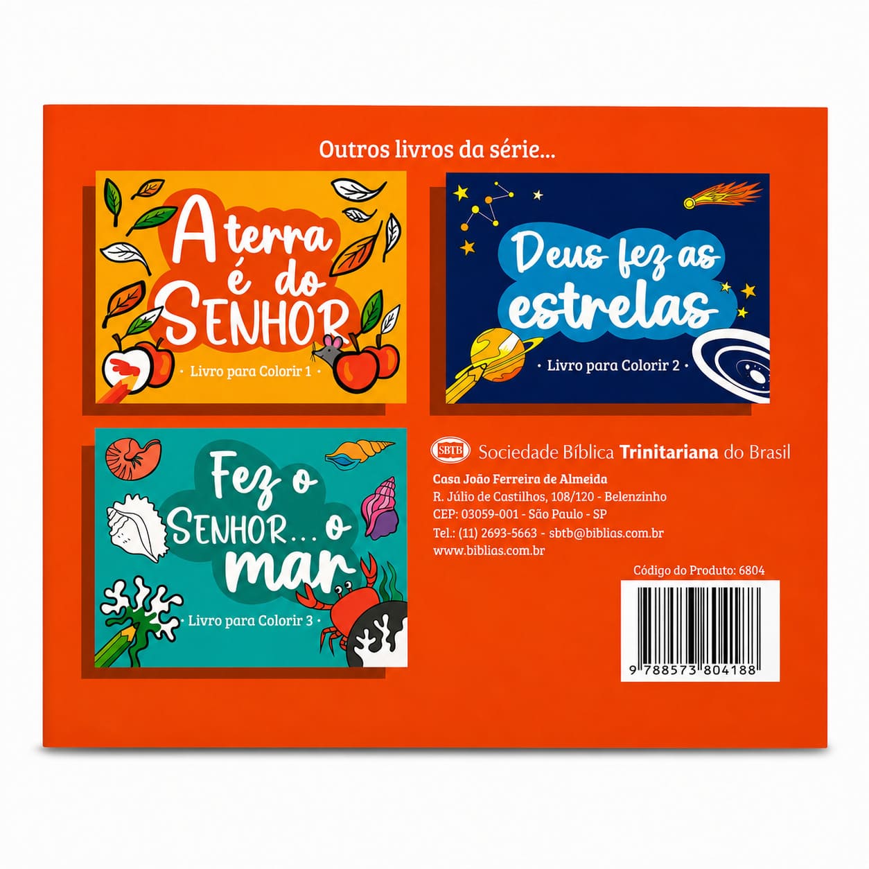 A Terra é do Senhor - livro para colorir - Imagem 2